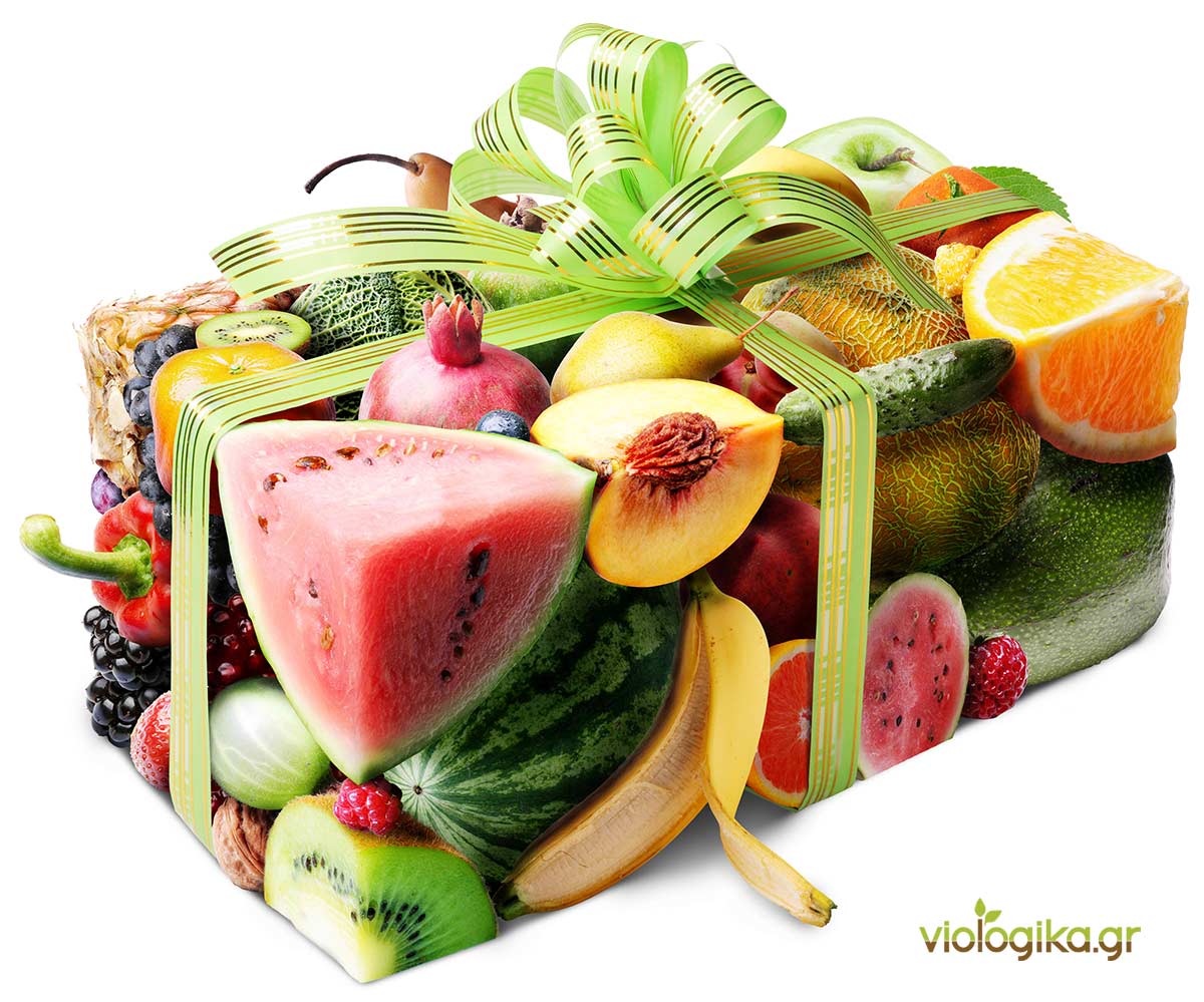 Φρούτα και λαχανικά βιολογικής καλλιέργειας