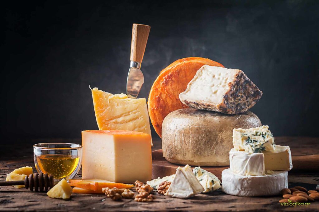 Βιολογικό τυρί, ποικιλία βιολογικών τυριών